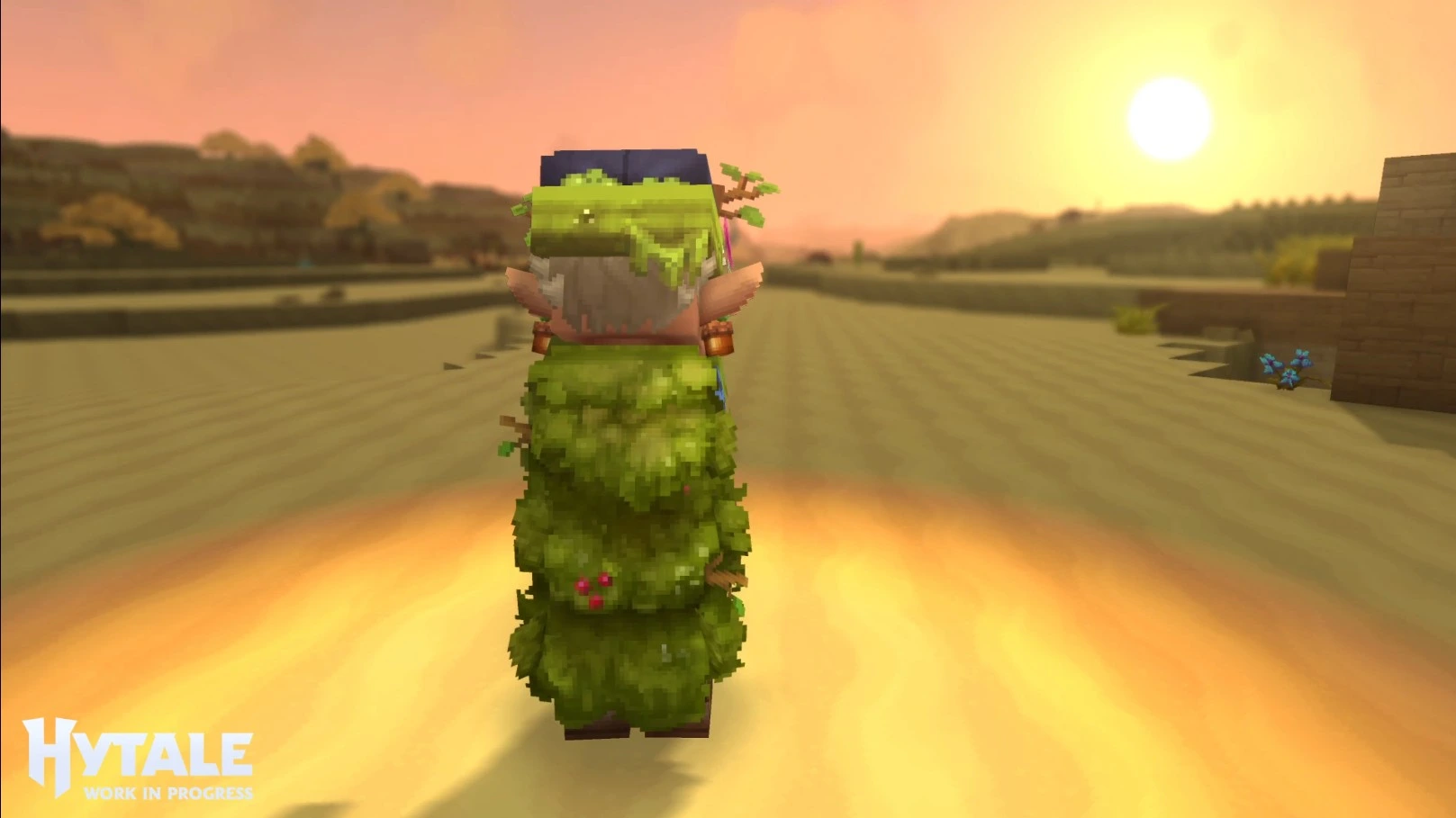 Hytale editions showcase featuring Standard, Supporter, and Cursebreaker cosmetic sets with animated capes